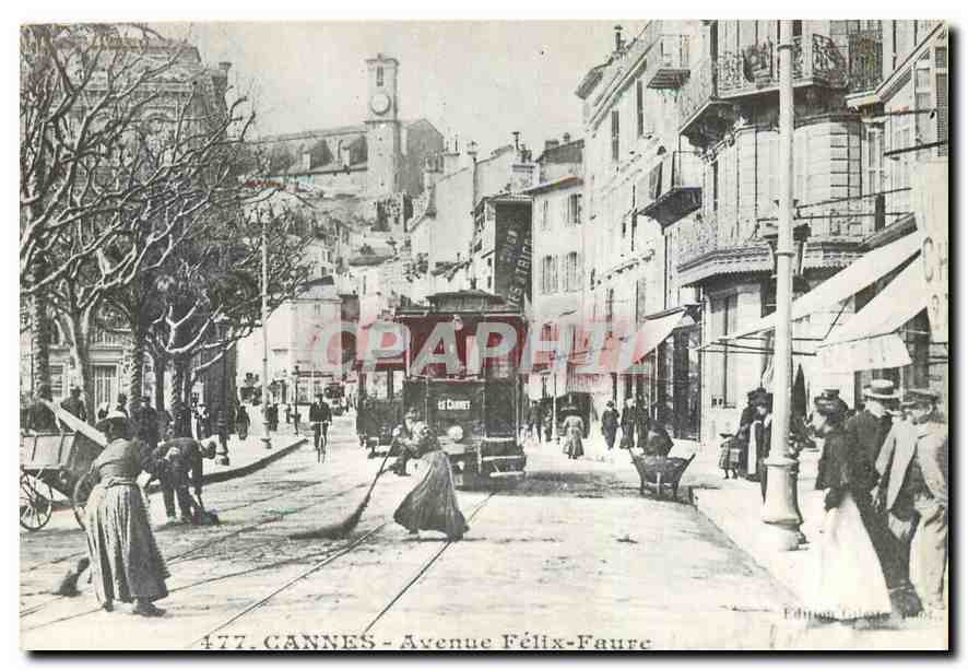 REPRO La Cote d'Azur a la Belle Epoque Cannes Avenue Felix Faure 