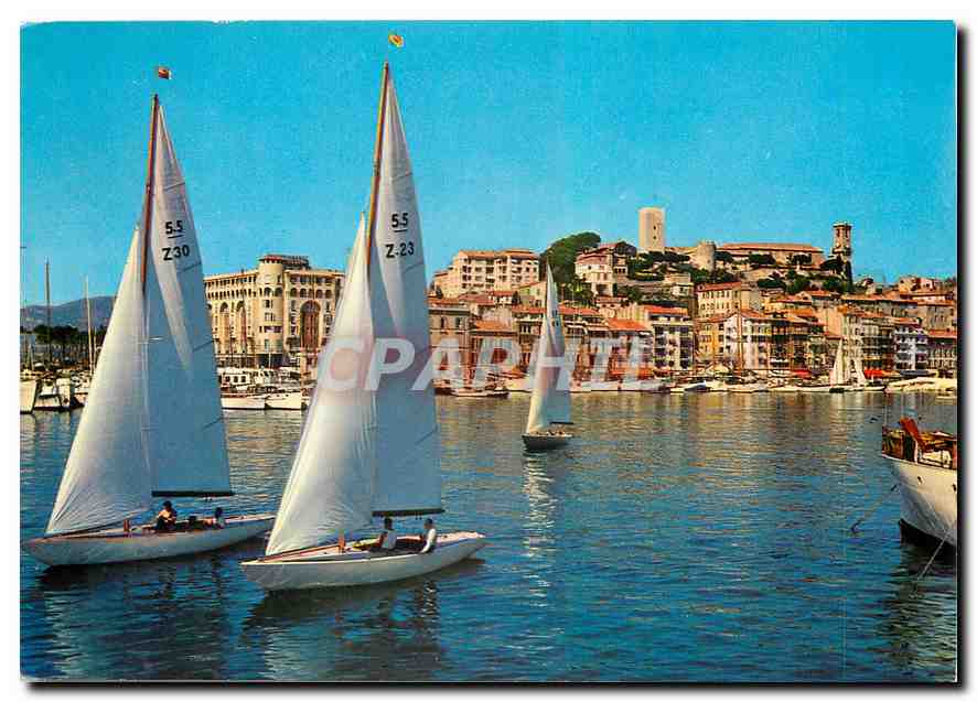 CPM Les Sites Merveilleux de la Cote d'Azur Cannes A M Le Depart des Regates 