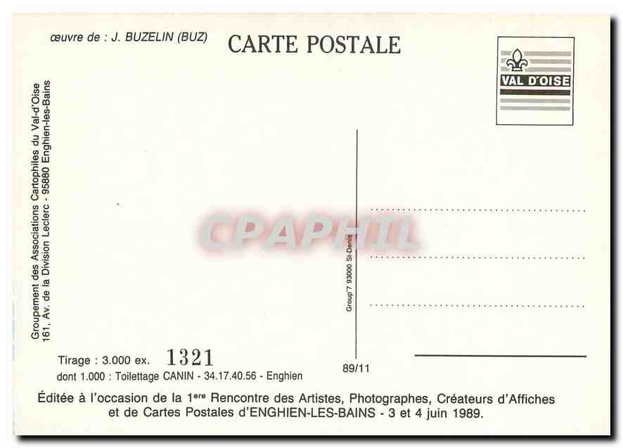 CPM Je crois que c'est comme ca qu'ils vont accepter notre carte Chien — Rückseite