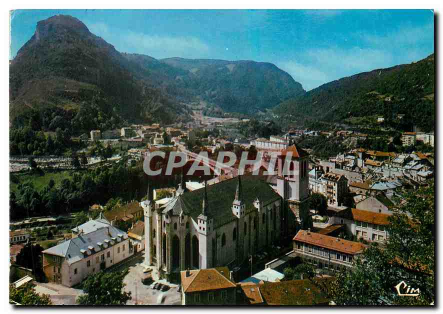 CPM St Claude Jura Cathedrale Basilique St Pierre Ancienne eflise forteresse Abside et cote nord Le 