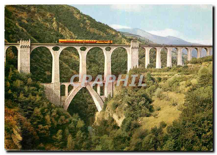 CPM En Parcourant les Pyrenees Orientales En Cerdagne Le Pont Sejoume 