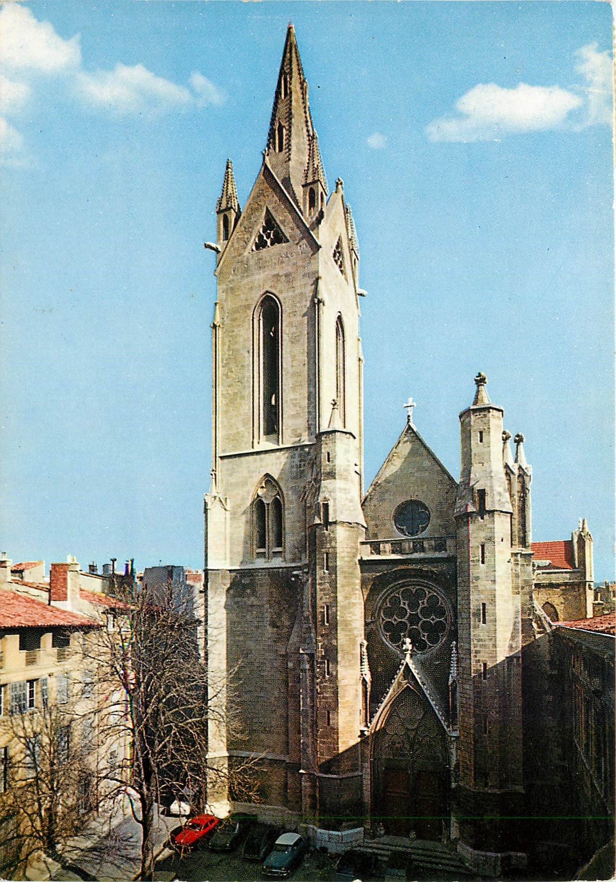 CPM La Cite du Roy Rene Aix en Provence B du R Eglise Saint Jean de Malte Vue exterieure 