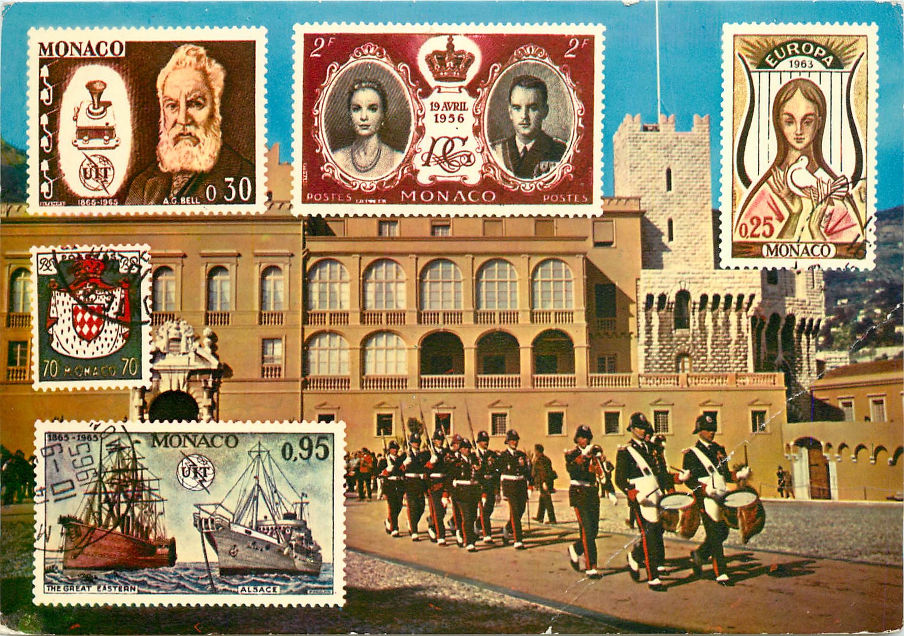 CPM Principaute de Monaco Le Palais du Prince La Releve de la Garde