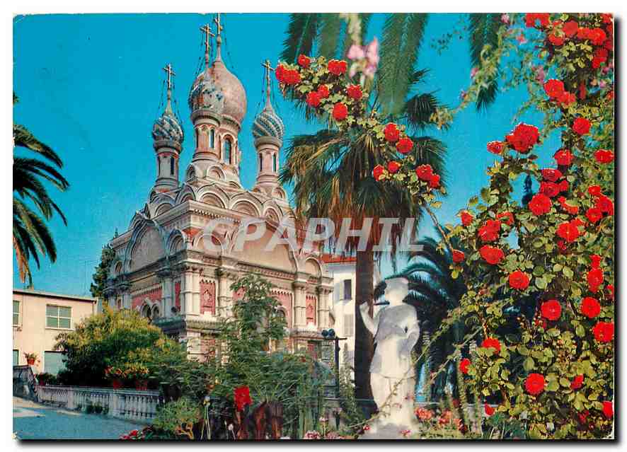 CPM San Remo Riv dei Fiori L'Eglise Russe Russie Russia