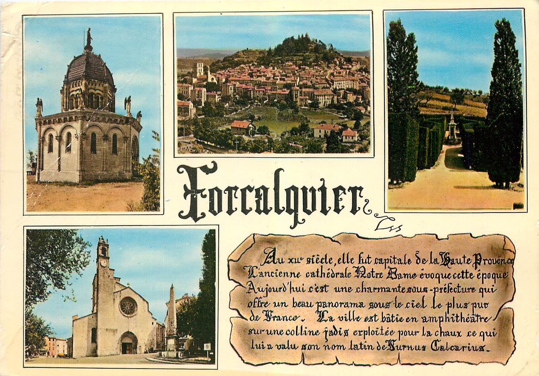 CPM Paysages de France Forcalquier Alpes de Haute Provence 