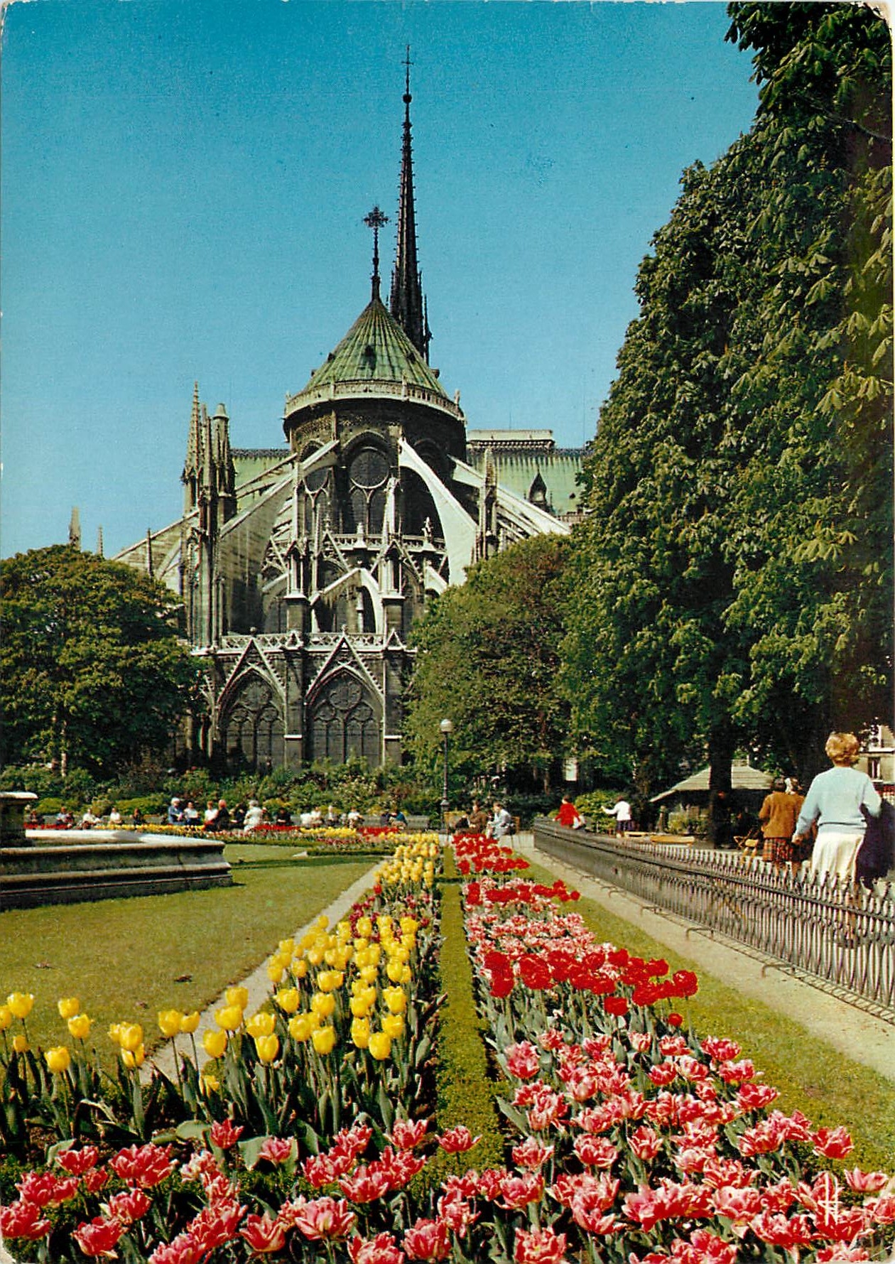 CPM France Chevet de Notre Dame 