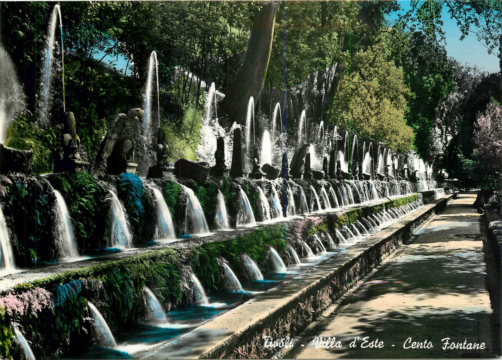 CPM Tivoli Villa d'Este Maintes Fontaines 