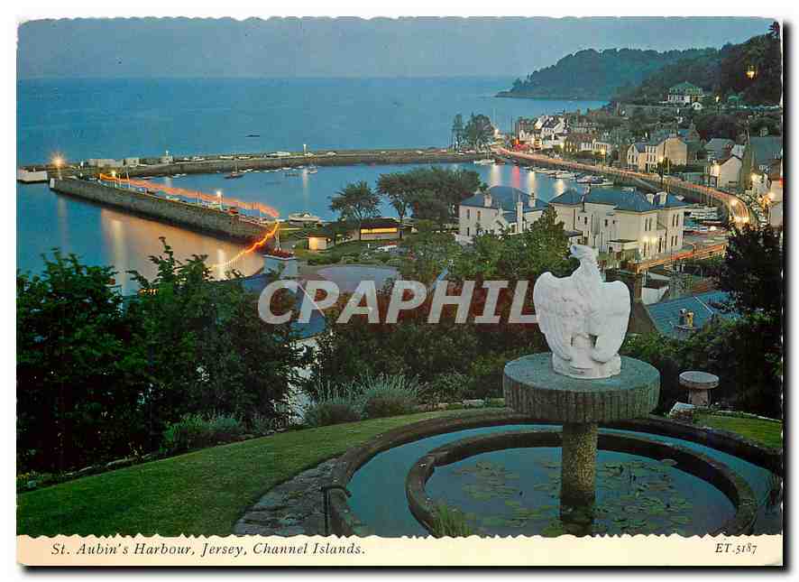 CPM St Aubin's Harbour Jersey Channel Islands 