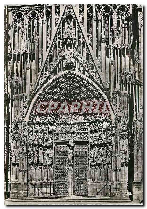 CPM Strasbourg Bas Rhin La Cathedrale le Portail principal 