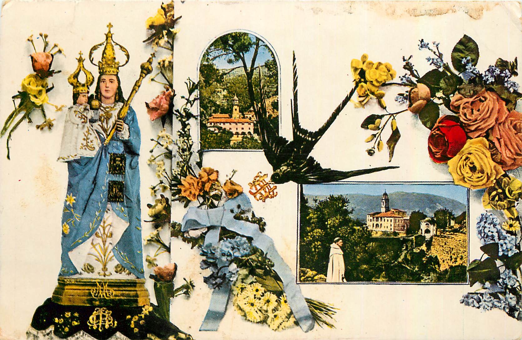 CPM Souvenir de Notre Dame de Laghet 