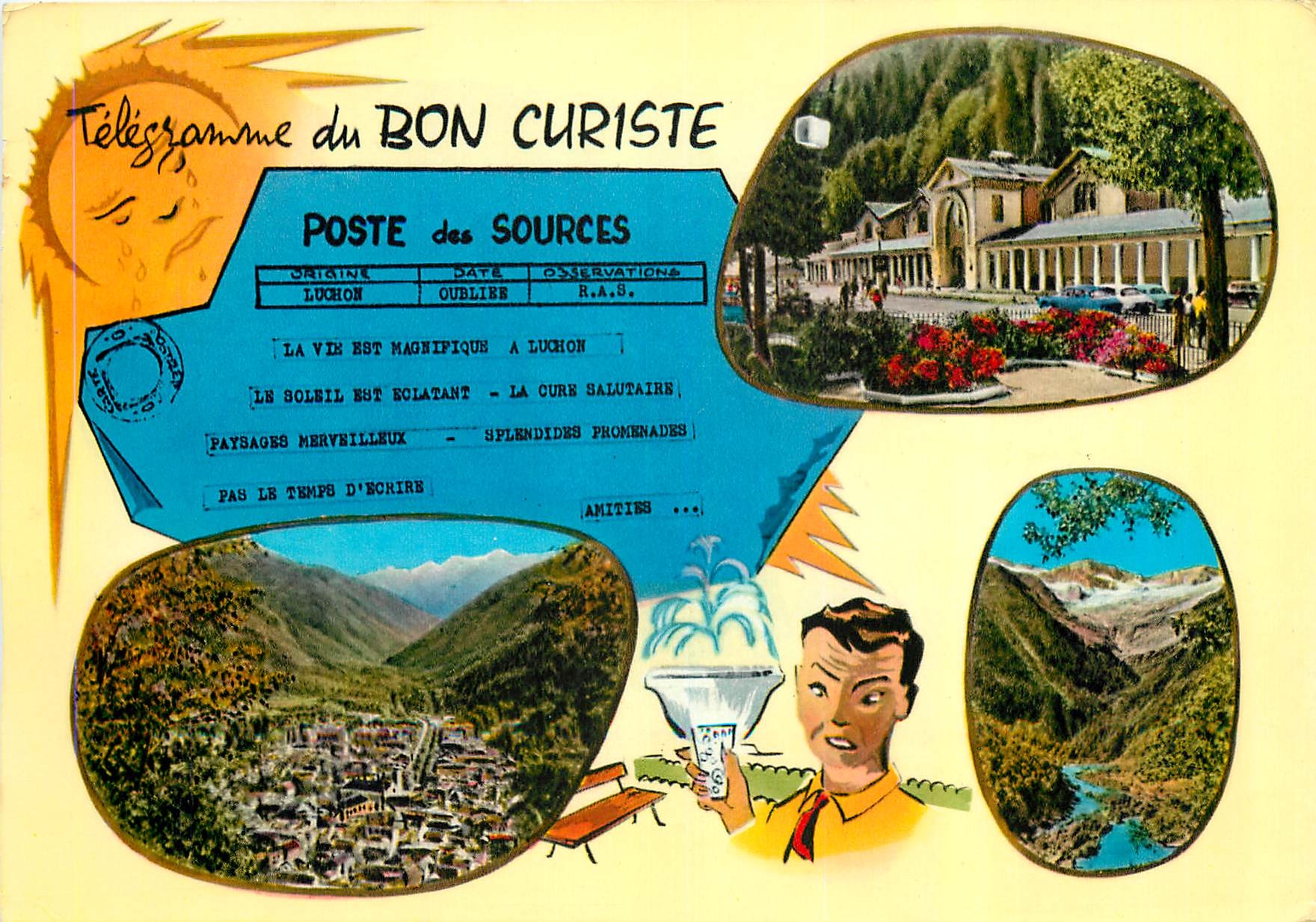 Luchon — Station thermale d'été — Télésgramme du Bon Curiste
