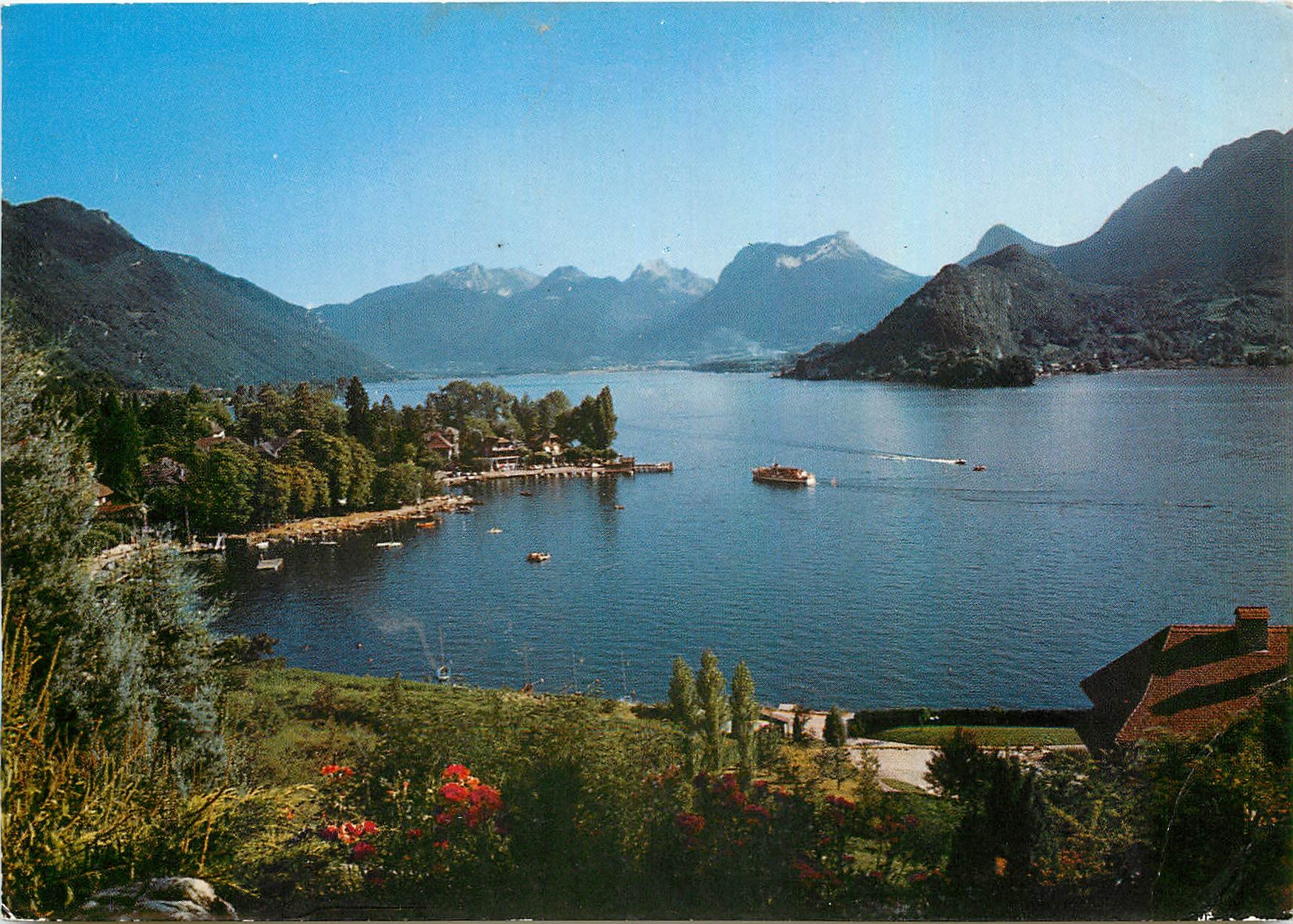 Lac d'Annecy — vue panoramique — Éd. TELÉ, n° 5843