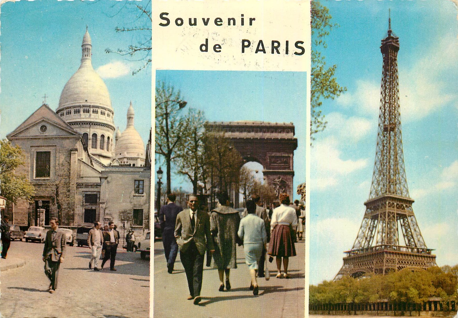 CPM Souvenir de Paris 