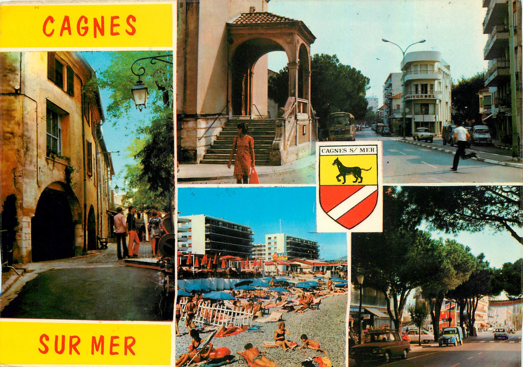 CPM Au soleil de la Cote d'Azur Cagnes sur Mer 
