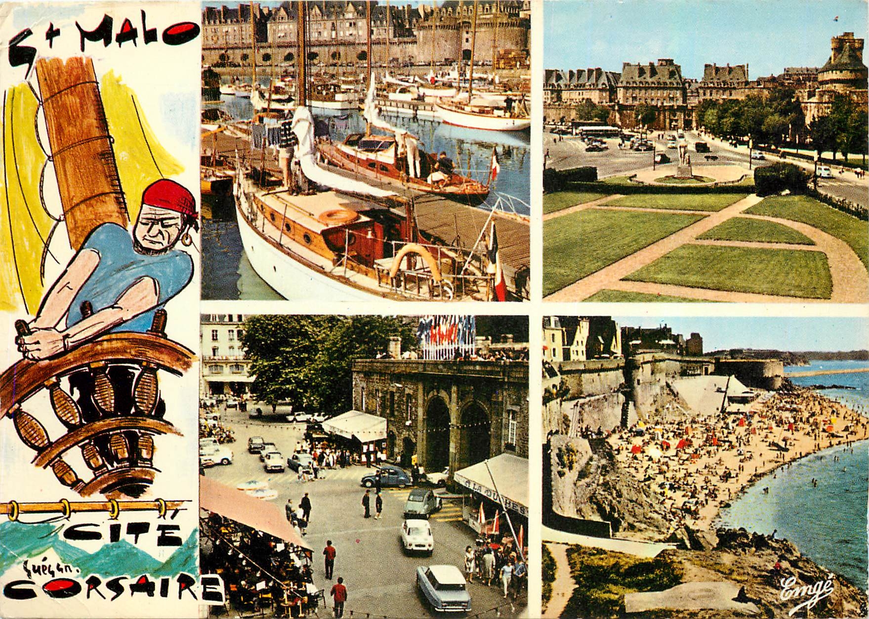 Saint-Malo — Cité Corsaire — Éditeur Emage, n° 1017