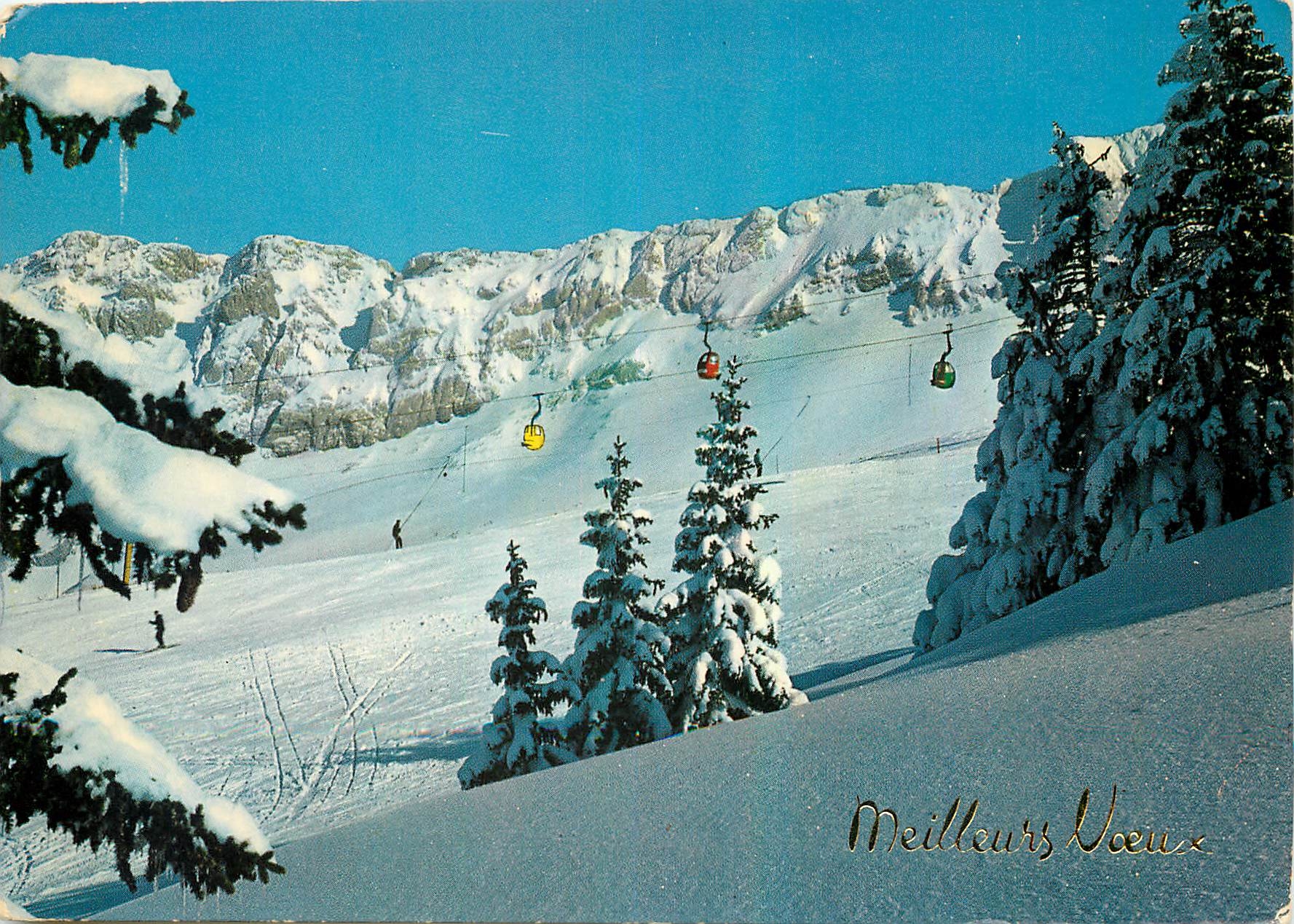 CPM Les Alpes en couleurs naturelles Villard de Lans Telepherique de la Cote 
