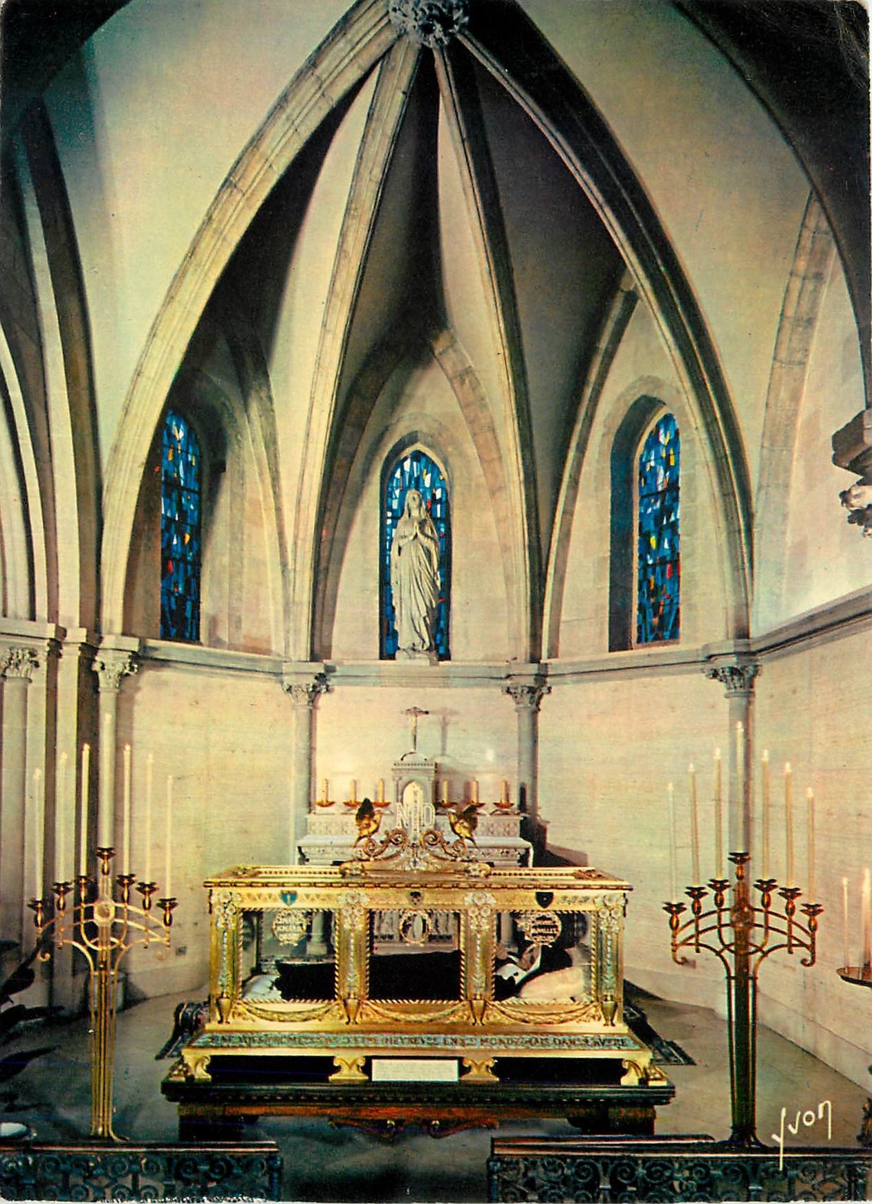 CPM Nevers Nievre Maison Mere des Soeurs de la Charite de Nevers Chapelle Sainte Bernadette 