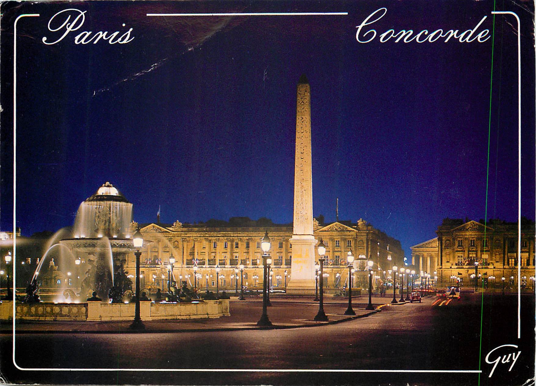 CPM Paris et ses Merveilles La place de la Concorde 