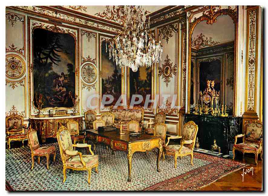CPM Couleurs et Lumiere de France Chateau de Chantilly Oise Chambre de Monsieur le Prince 