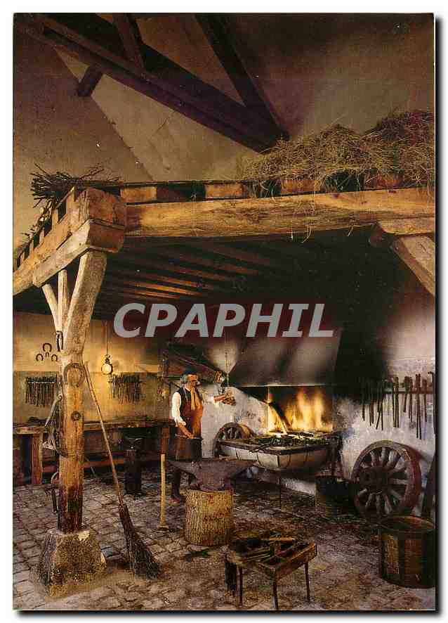 CPM Chateau de Vaux le Vicomte Les Equipages La Forge 