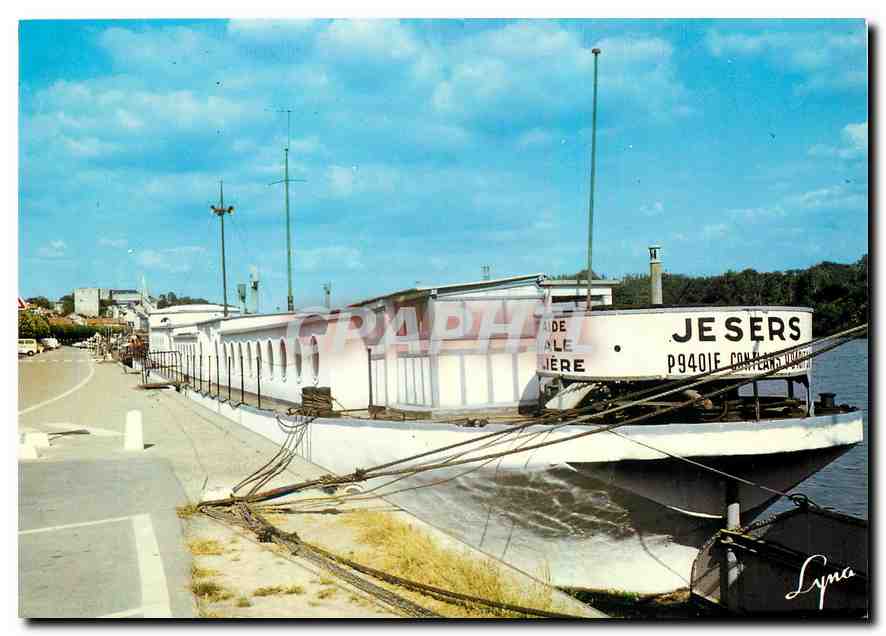 CPM Conflans ste Honorine Yvelines Bateau Je Sers 