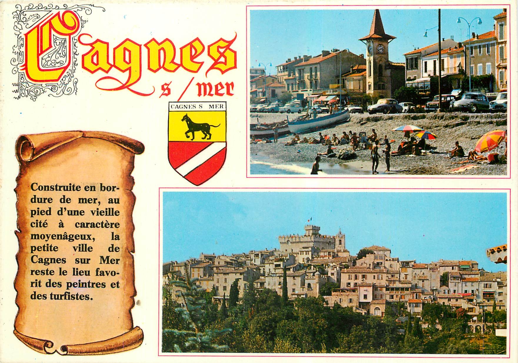 CPM Au soleil de la Cote d'Azur Cagnes sur Mer 