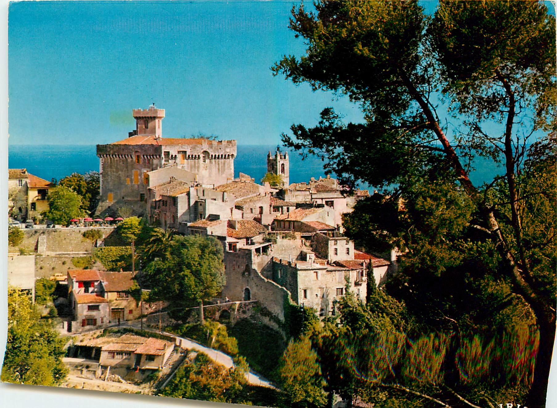 CPM La Cote d'Azur French Riviera Le Haut de Cagnes Le Chateau 