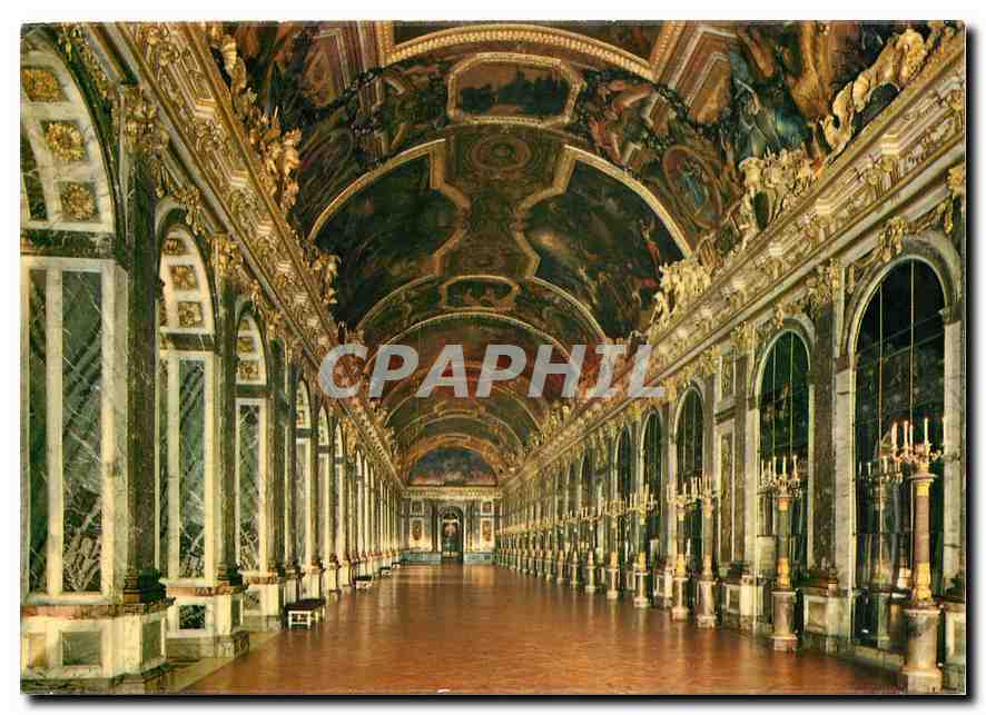 CPM Palais de Versailles Galerie des Glaces 