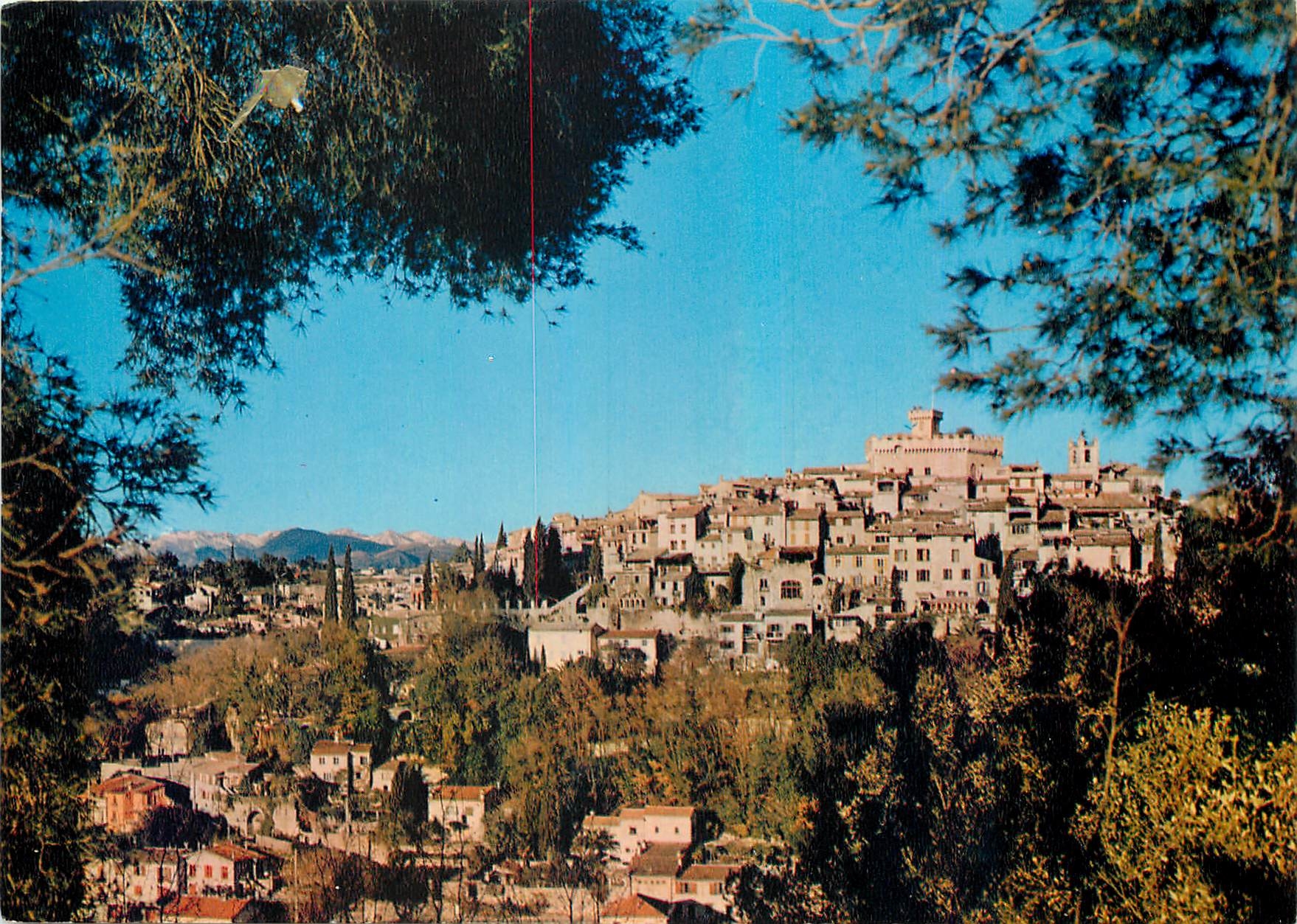 CPM Haut de Cagnes Alpes Mar Vue generale 