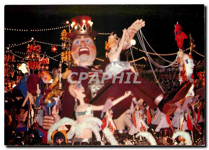 CPM Carnaval de Nice Char de SM Carnaval Roi su Show Business 