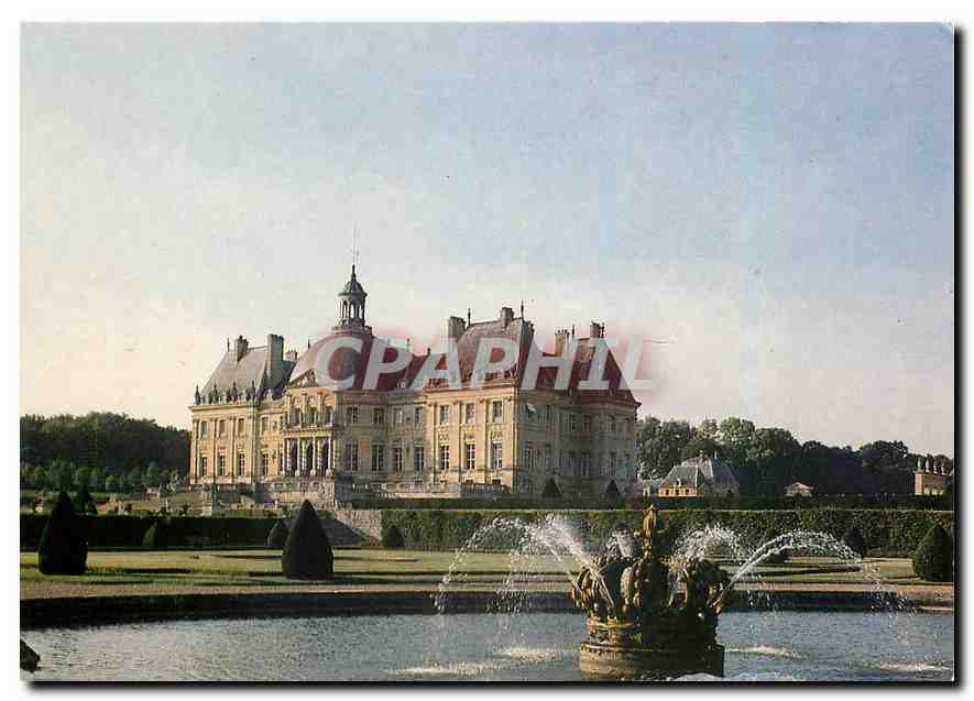 CPM Chateau de Vaux le Vicomte Bassin de la Couronne 