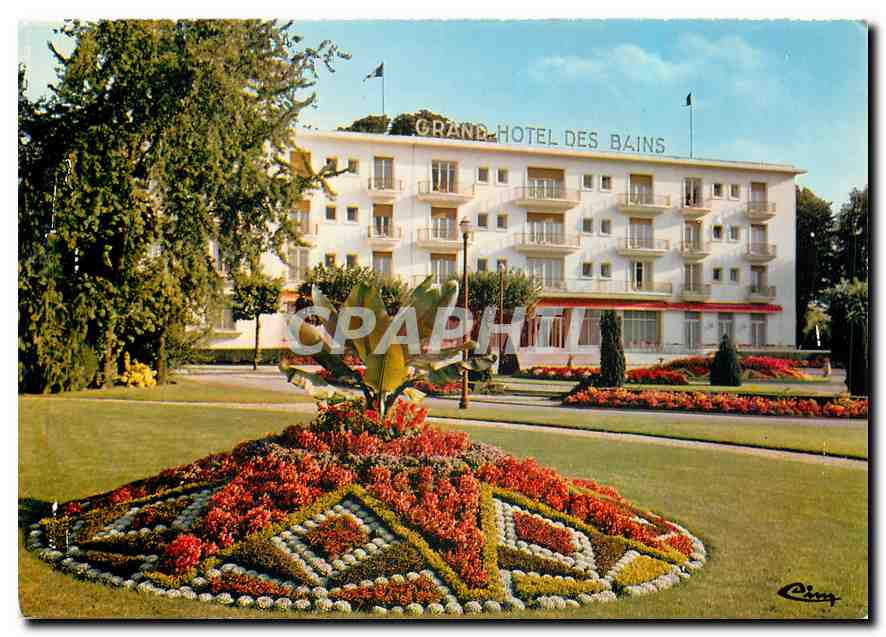 CPM Enghien les Bains Val d'Oise Grand Hotel des Bains Le Parc 