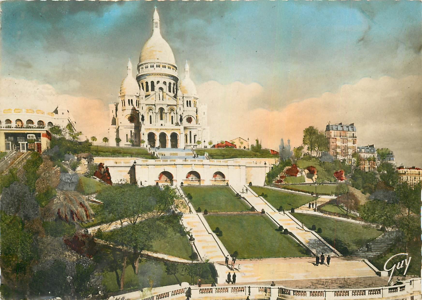 Basilique du Sacré-Cœur — Montmartre — Éditions d'Art Guy, n° 818