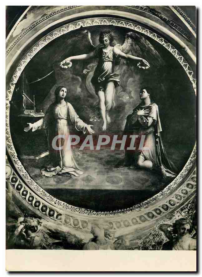 CPM Roma Chiesa di Santa Cecila Apparizione dell'Angelo del Dominichino 