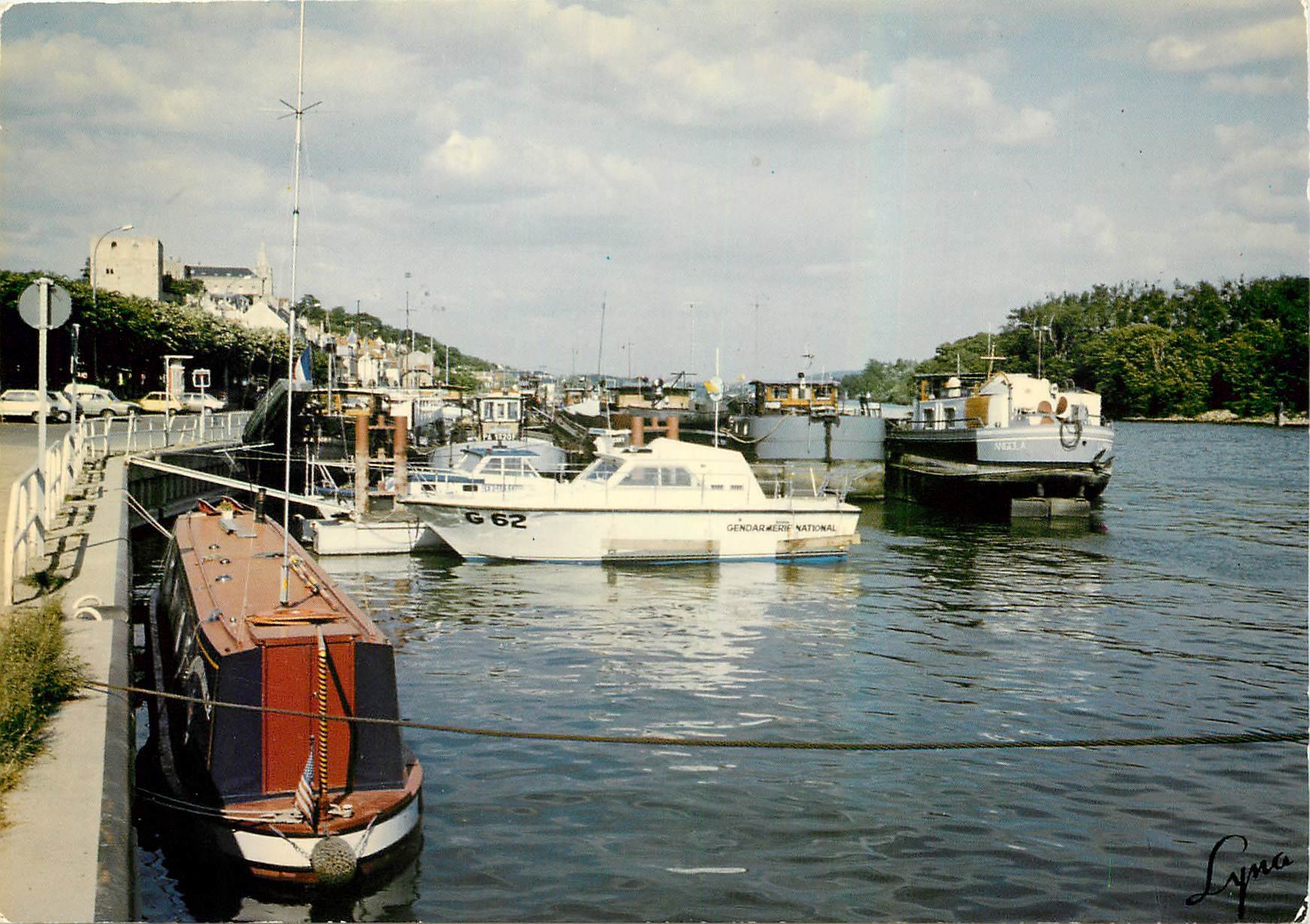 CPM Conflans ste Honorine Yvelines La Batellerie Bateaux