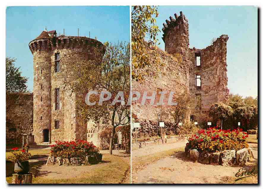 CPM Dans la Vallee de Chevreuse Yvelines Chevreuse Au Chateau de la Madeleine la grosse tour N O et 