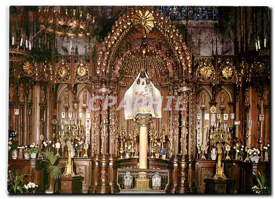 CPM Cathedrale de Chartres La Vierge Noire dite du Pilier 