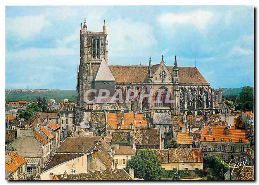 CPM Meaux Seine et Marne la Cathedrale Saint Etienne XII XVI siecle 