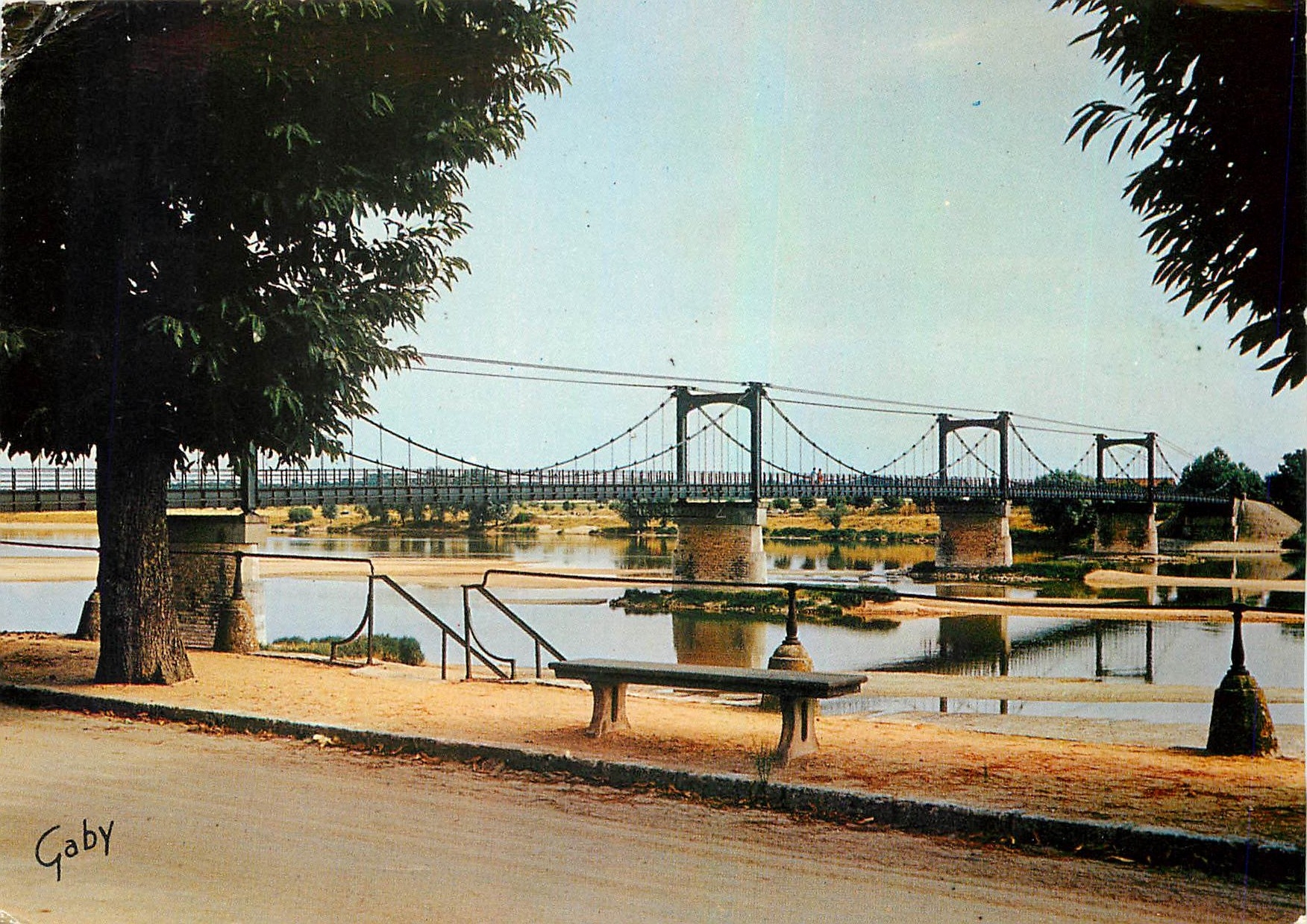 CPM Chateauneuf sur Loire Loiret le Pont sur la Loire 