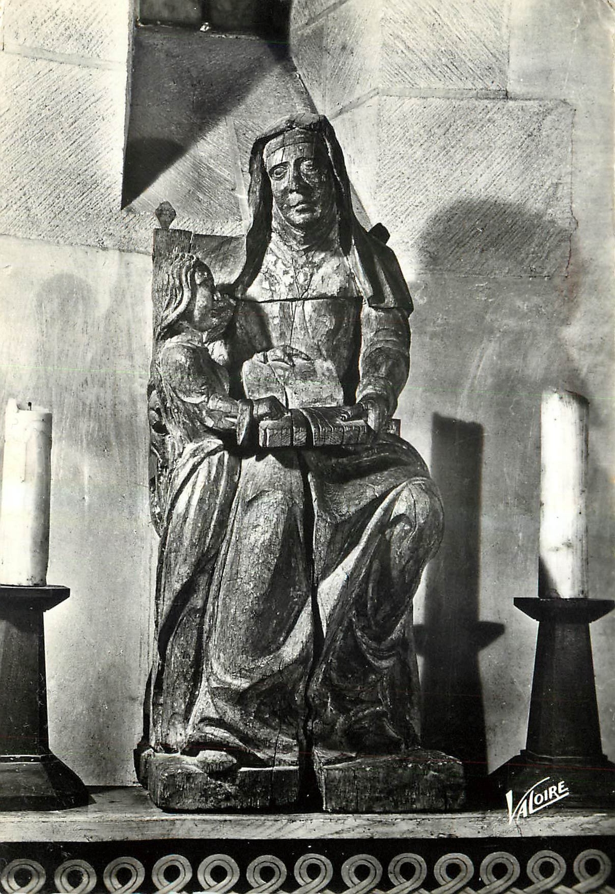CPM Les Merveilles du Val de Loire Germigny des Pres Loiret l'eglise carolingienne Sainte Anne Bois 
