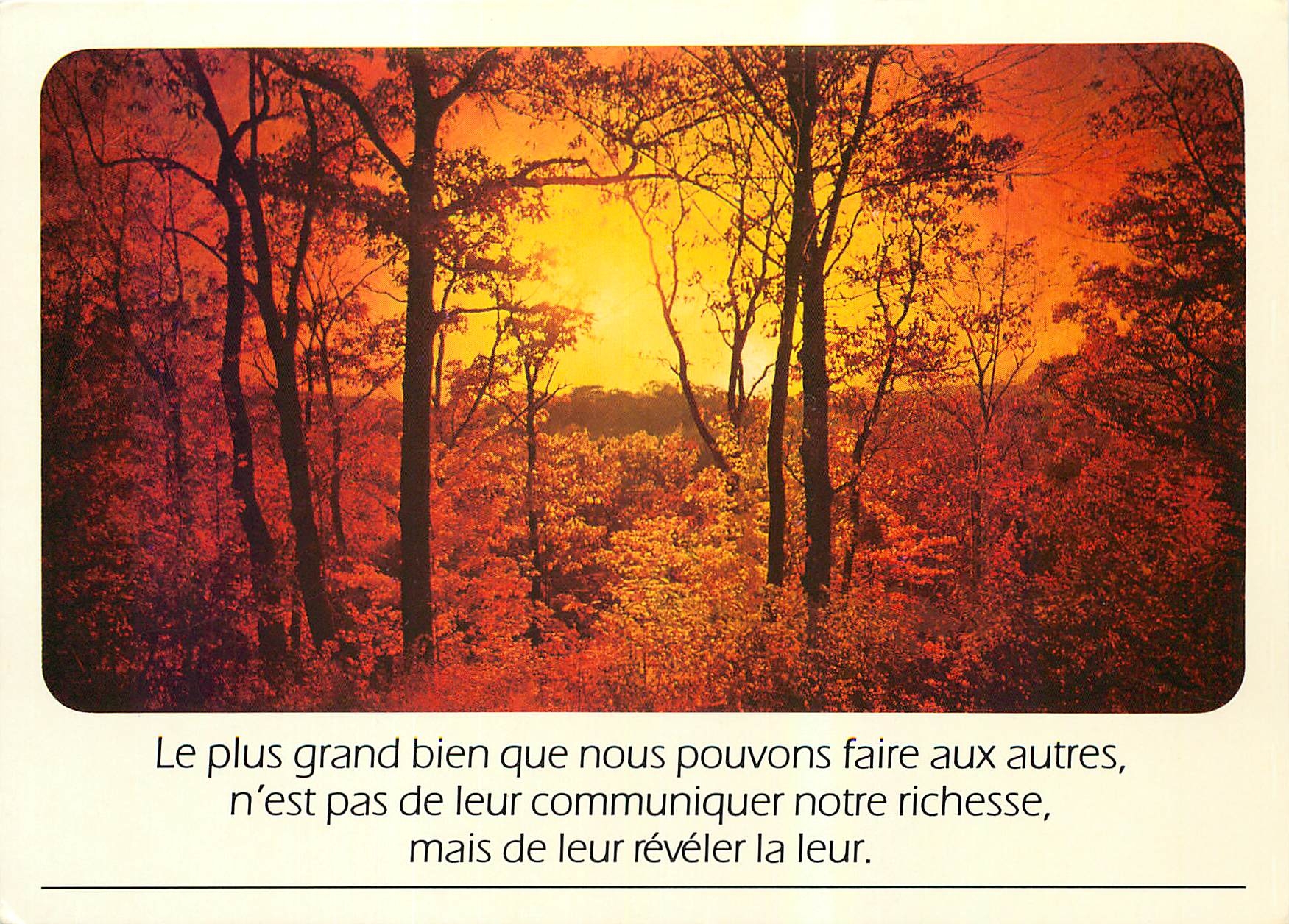 CPM Le Plus Grand bien que nous pouvons faire aux autres n'est pas de leur communiquer notre richess