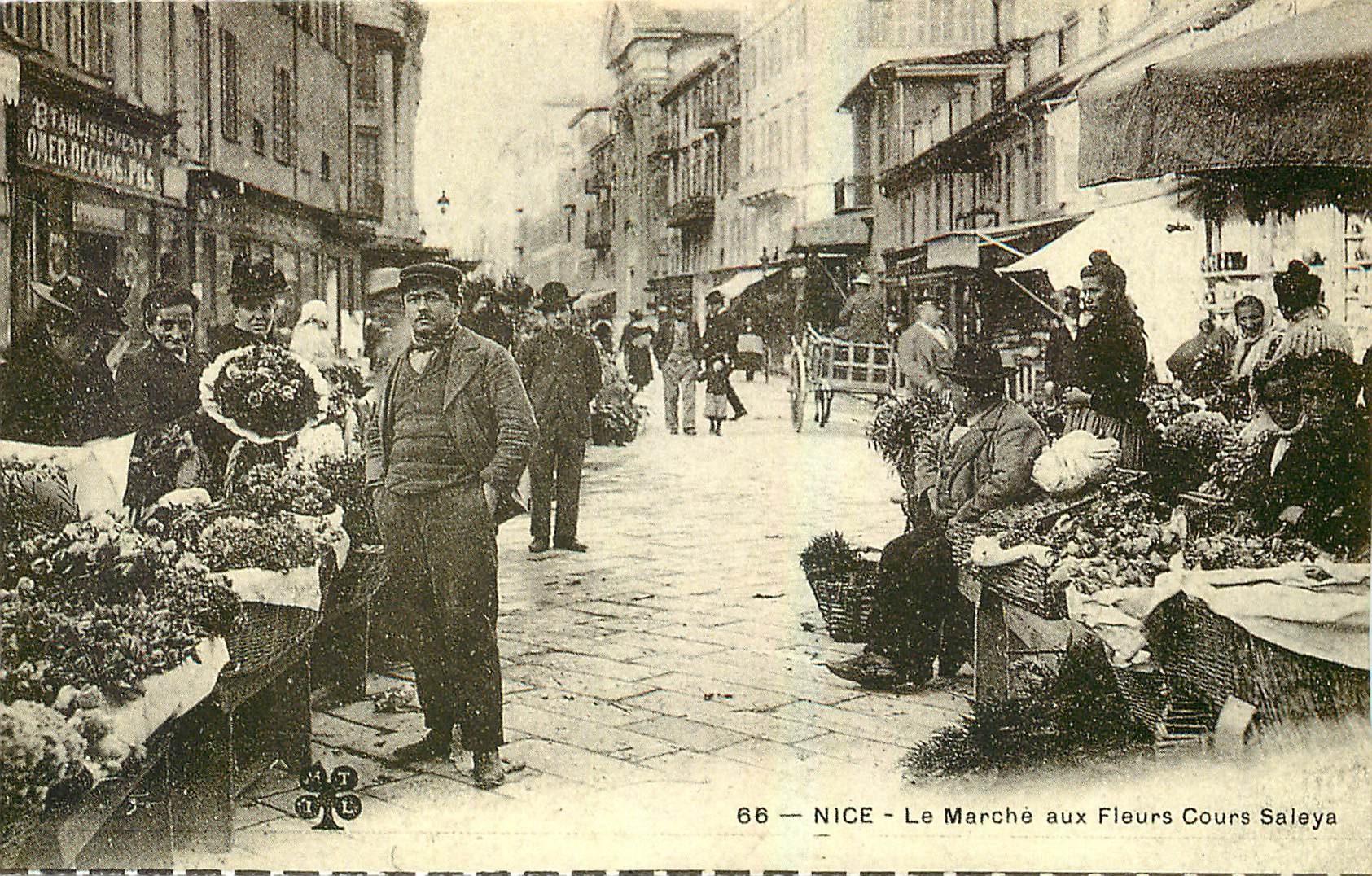 REPRO Nice le Marche aux Fleurs Cours Saleya 