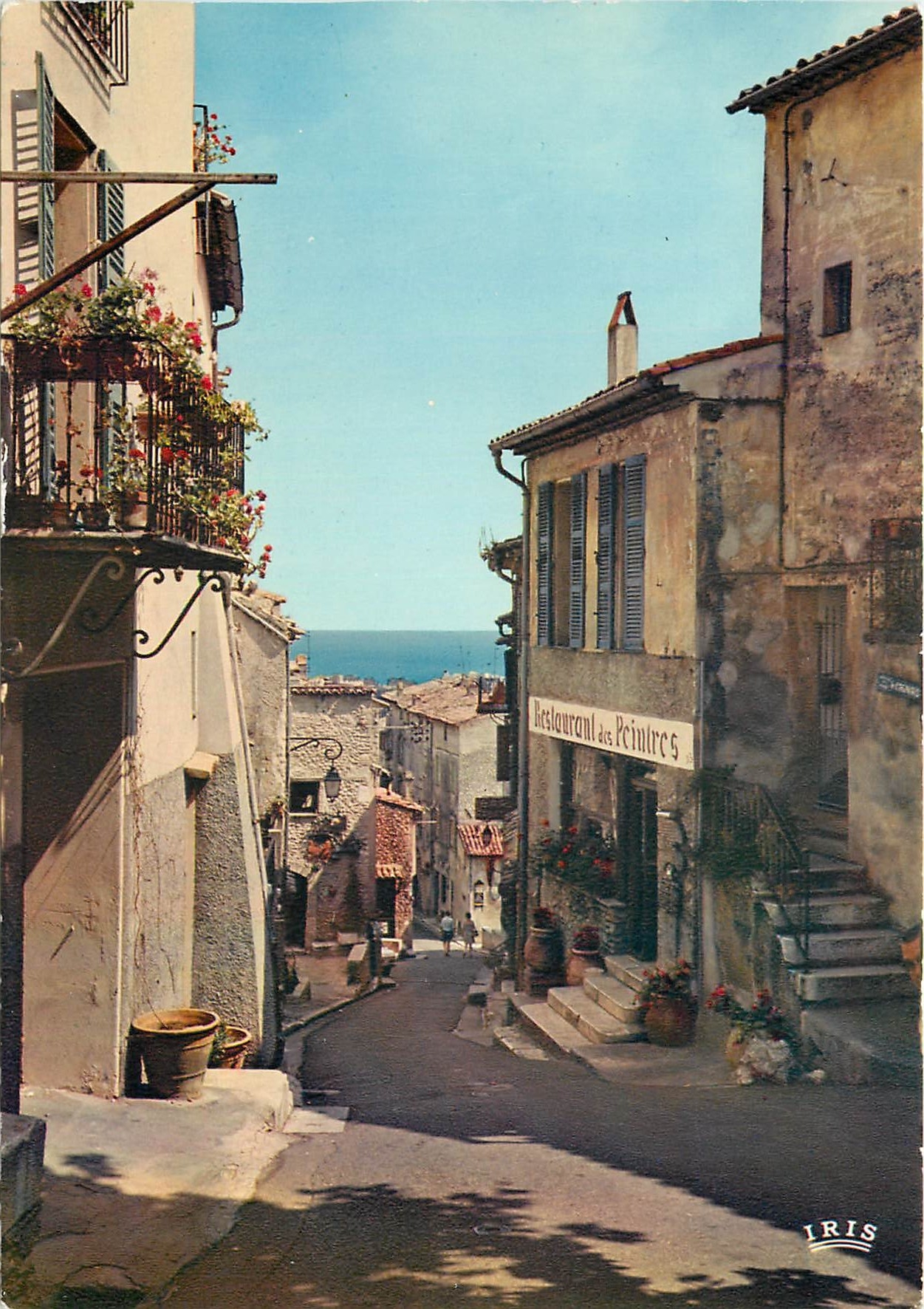 CPM Reflets de la Cote d'Azur Haut de Cagnes A Mmes la Montee de la Bourgade 