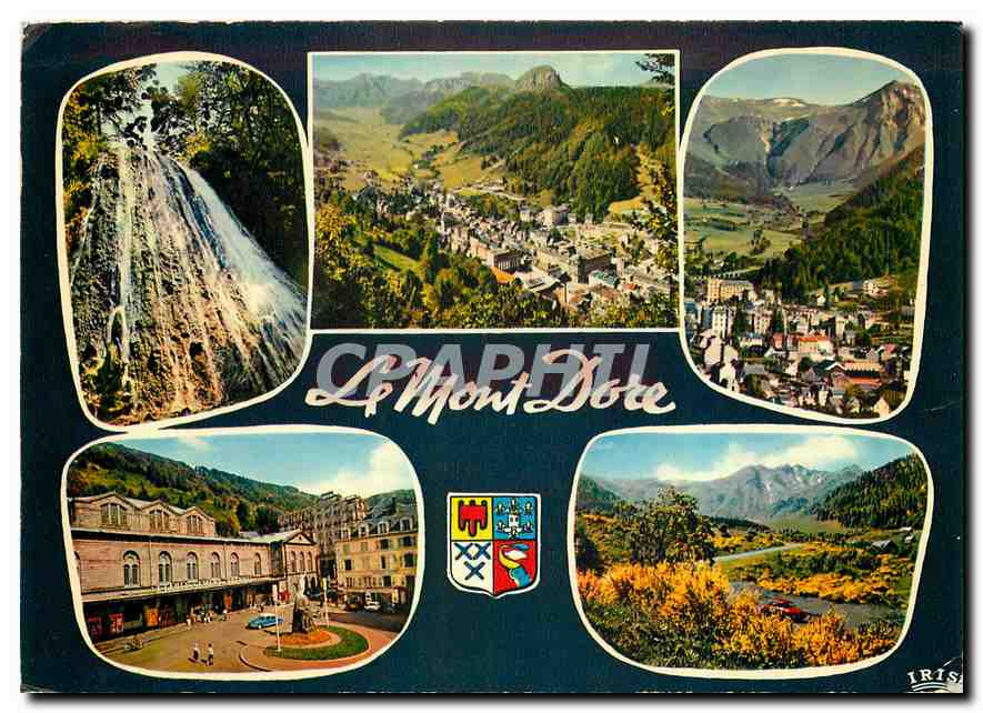CPM Le Mont Dore Cascade du Rossignolet vue generale le Capucin et le Sancy vue generale l'Etablisse