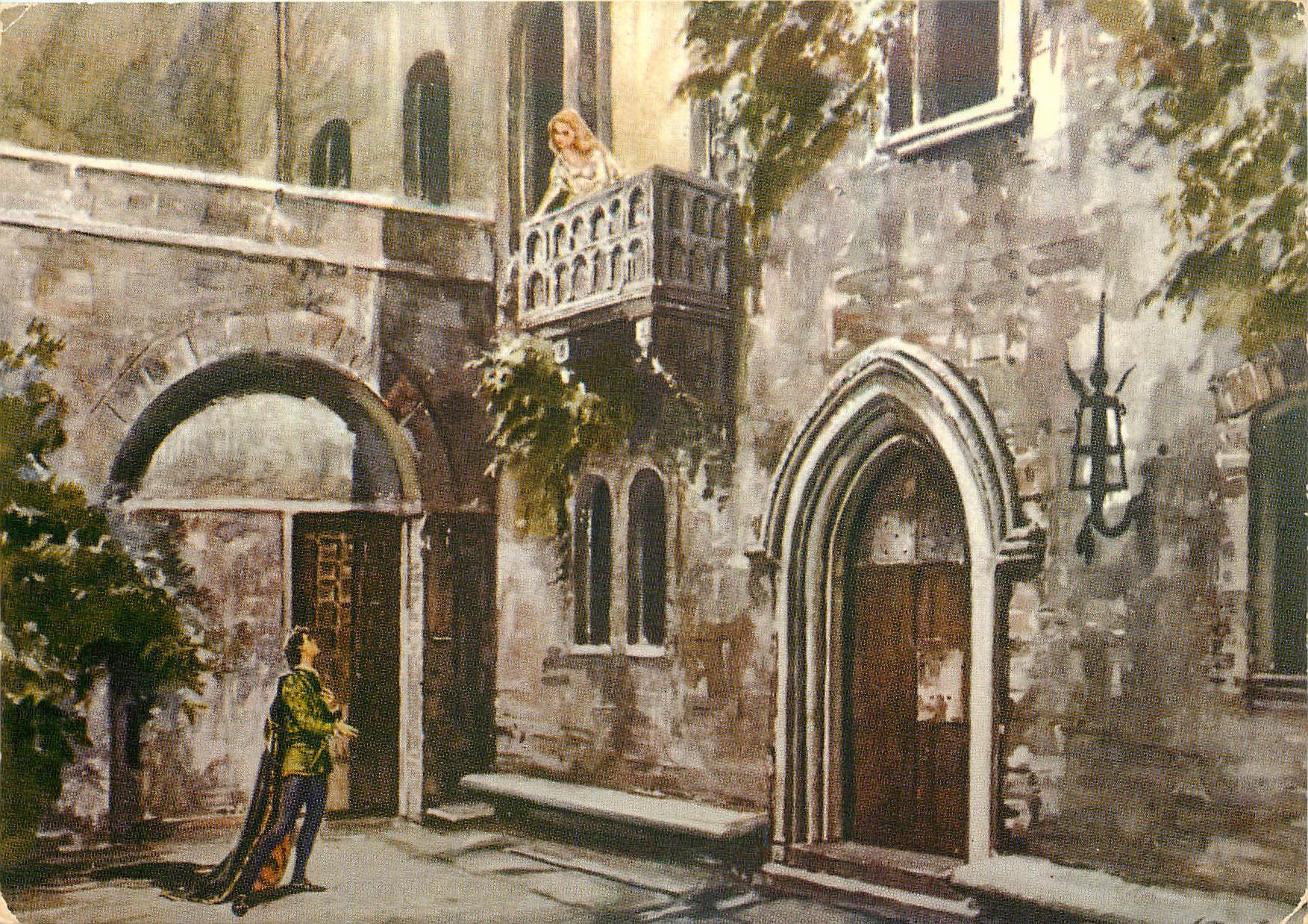 CPM Verona Giulietta et Romeo les amants de Verona 
