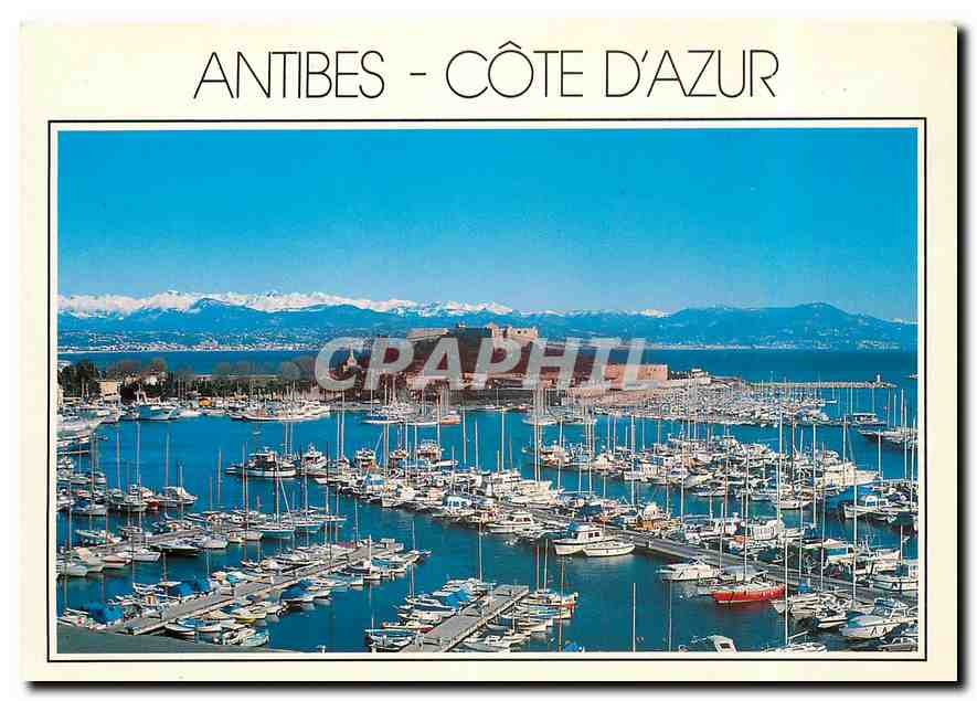 CPM Cote d'Azur Antibes Alpes Maritimes Le Port Vauban et le Fort Carre 