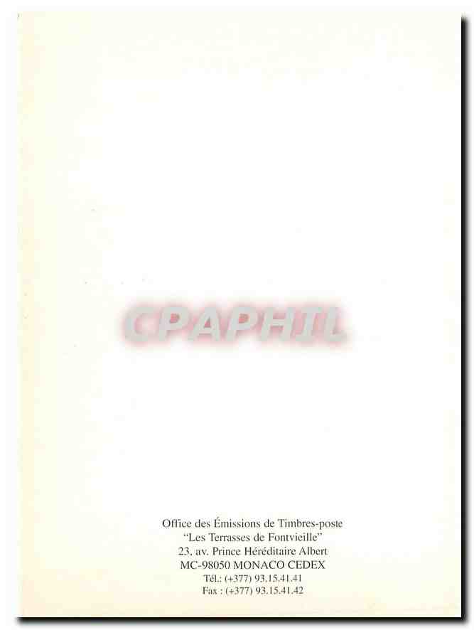 CPM Monaco Militaria — Rückseite