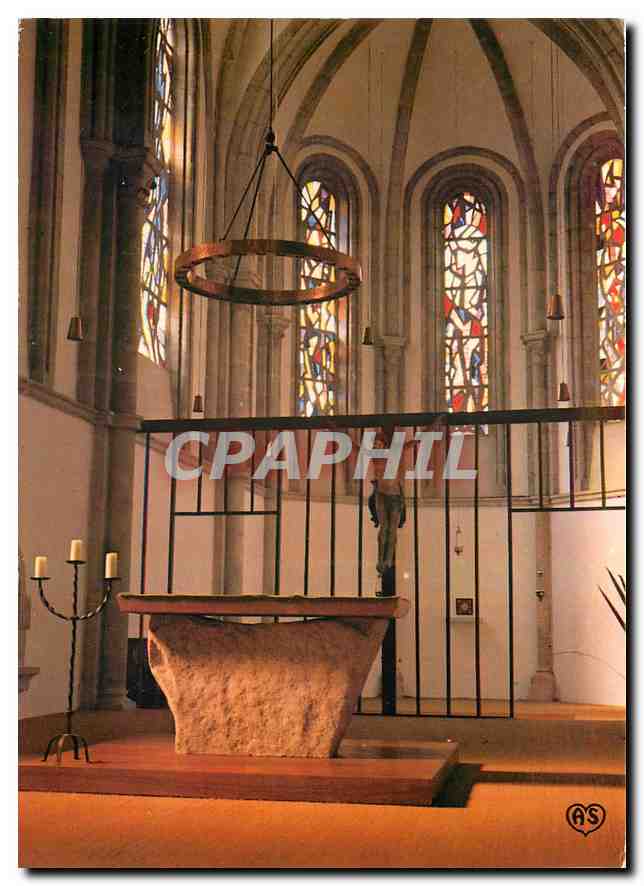 CPM Abbaye Sainte Marie de la Pierre qui vire Yonne Le Sanctuaire 