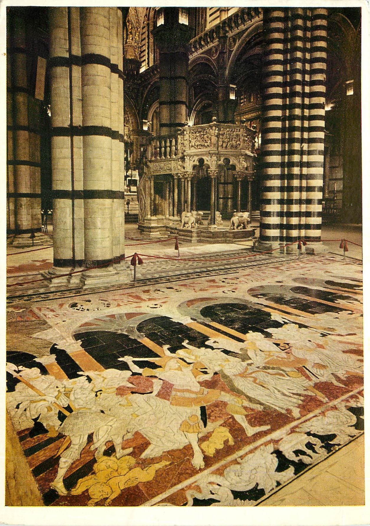 CPM Sienne le Dome interieur Matteo di Giovanni le massacre des Innocents 