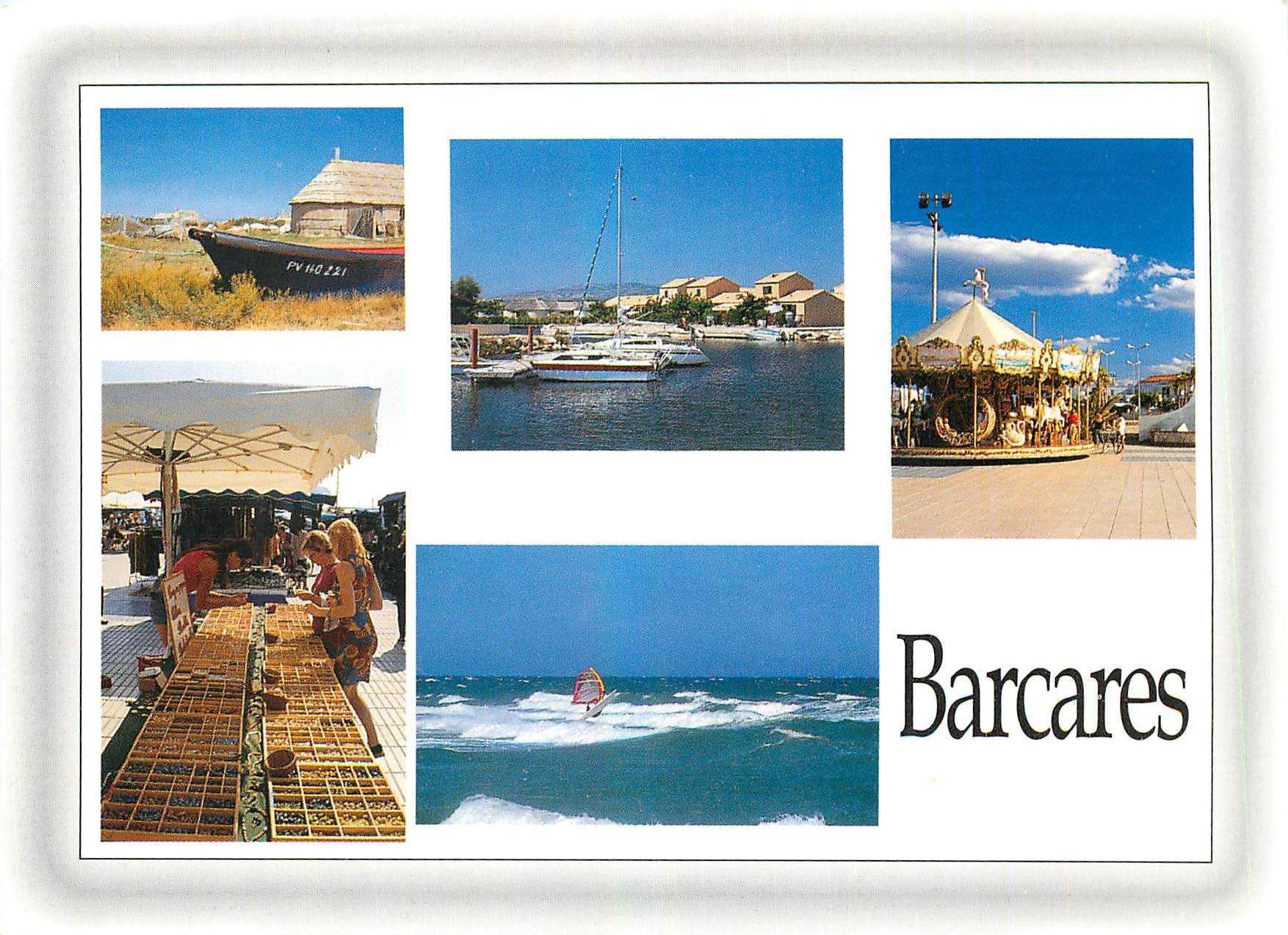 CPM Souvenir du Barcares Maisons de Pecheurs Marinas le village plaisirs 